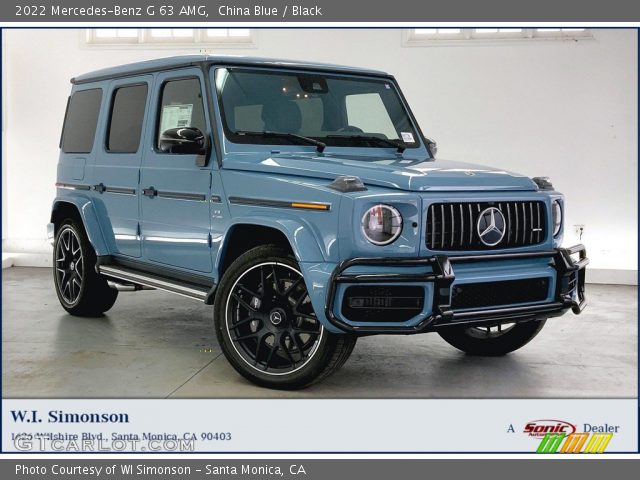 2022 Mercedes-Benz G 63 AMG in China Blue