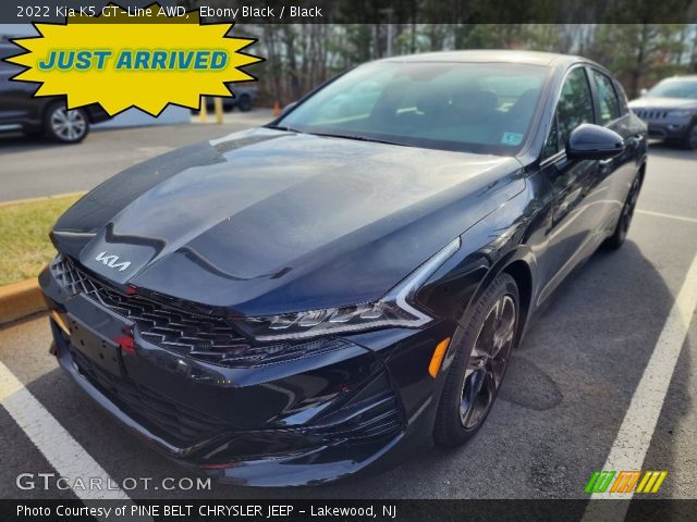 2022 Kia K5 GT-Line AWD in Ebony Black