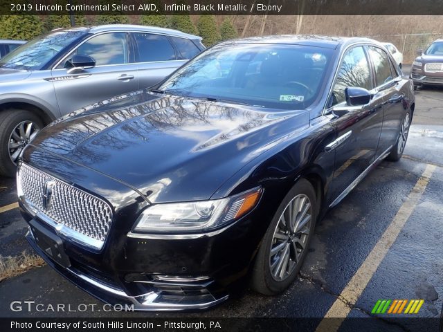 2019 Lincoln Continental Select AWD in Infinite Black Metallic