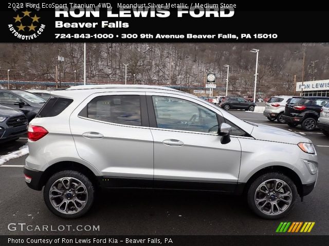 2022 Ford EcoSport Titanium 4WD in Moondust Silver Metallic