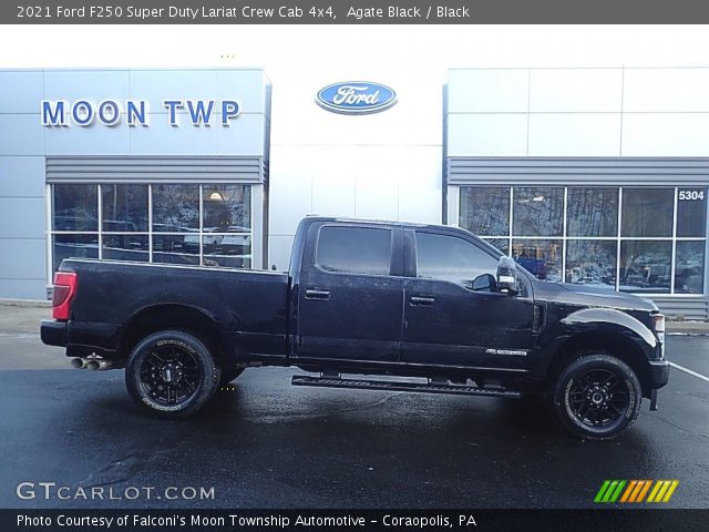 2021 Ford F250 Super Duty Lariat Crew Cab 4x4 in Agate Black