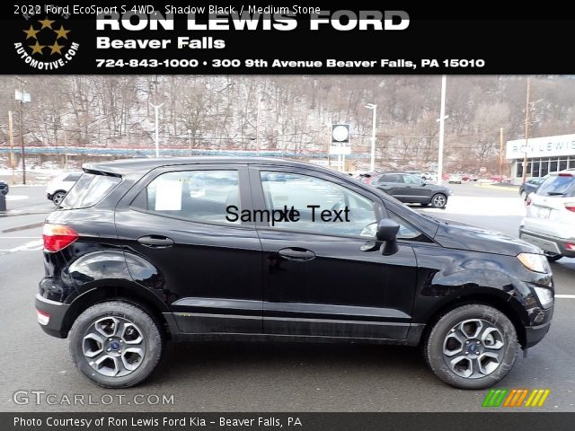 2022 Ford EcoSport S 4WD in Shadow Black