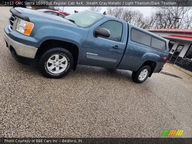 2013 GMC Sierra 1500 SLE Regular Cab 4x4 in Stealth Gray Metallic