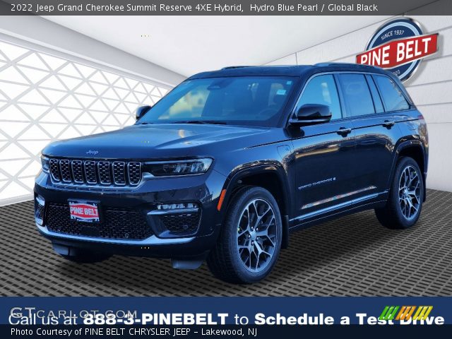 2022 Jeep Grand Cherokee Summit Reserve 4XE Hybrid in Hydro Blue Pearl