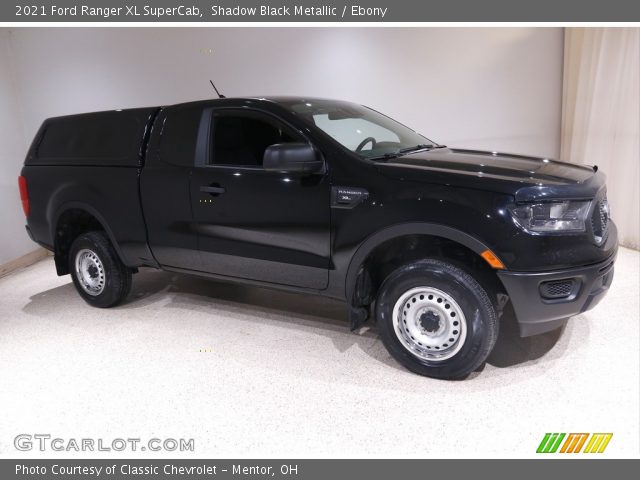 2021 Ford Ranger XL SuperCab in Shadow Black Metallic