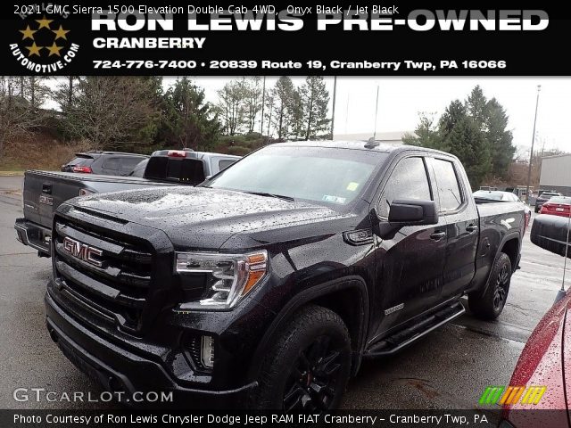 2021 GMC Sierra 1500 Elevation Double Cab 4WD in Onyx Black