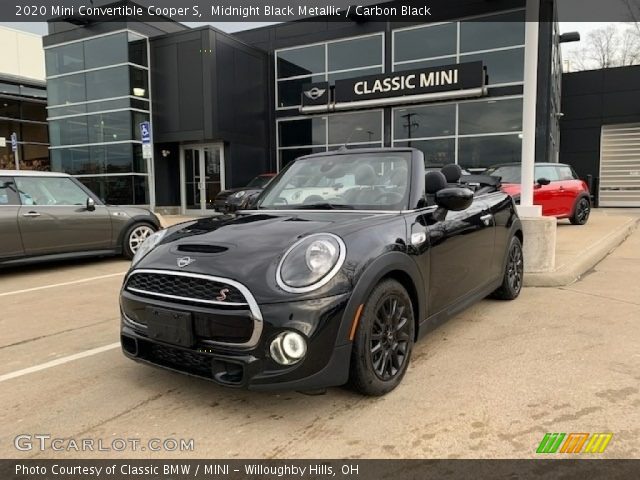2020 Mini Convertible Cooper S in Midnight Black Metallic