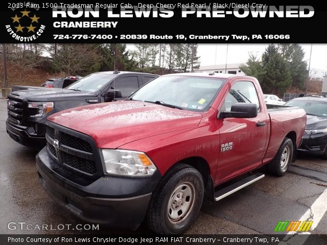 2013 Ram 1500 Tradesman Regular Cab in Deep Cherry Red Pearl