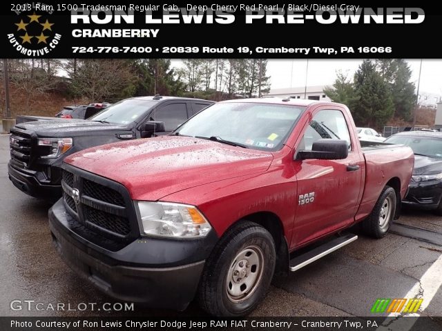 2013 Ram 1500 Tradesman Regular Cab in Deep Cherry Red Pearl