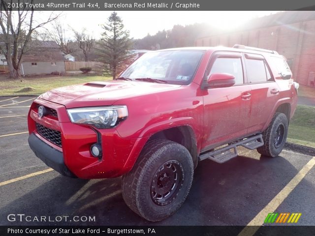2016 Toyota 4Runner Trail 4x4 in Barcelona Red Metallic