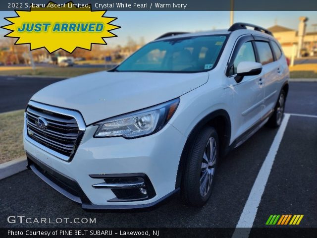 2022 Subaru Ascent Limited in Crystal White Pearl