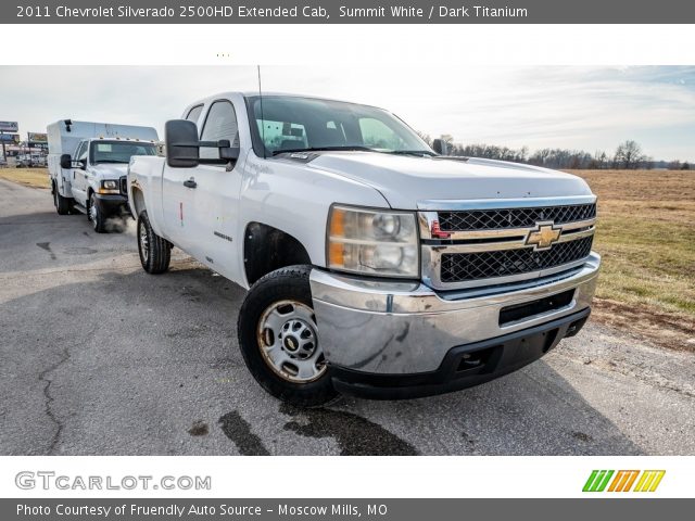 2011 Chevrolet Silverado 2500HD Extended Cab in Summit White