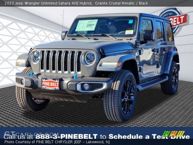 2023 Jeep Wrangler Unlimited Sahara 4XE Hybrid in Granite Crystal Metallic