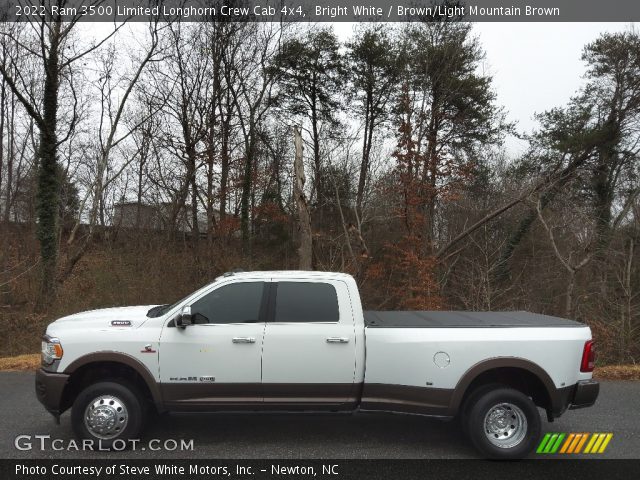 2022 Ram 3500 Limited Longhorn Crew Cab 4x4 in Bright White