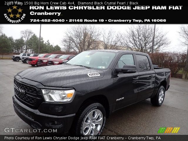 2023 Ram 1500 Big Horn Crew Cab 4x4 in Diamond Black Crystal Pearl