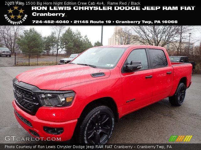 2023 Ram 1500 Big Horn Night Edition Crew Cab 4x4 in Flame Red
