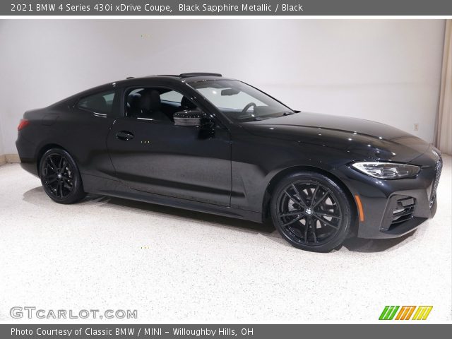 2021 BMW 4 Series 430i xDrive Coupe in Black Sapphire Metallic