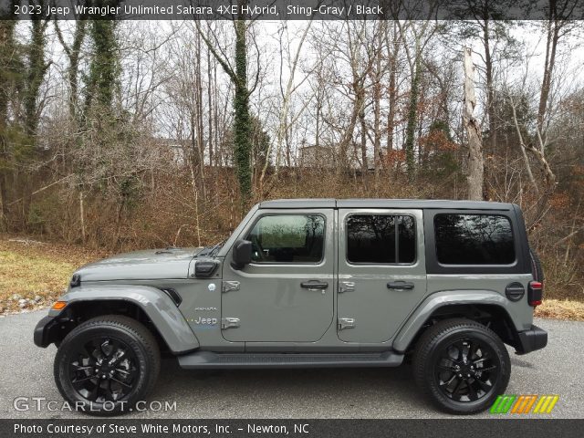 2023 Jeep Wrangler Unlimited Sahara 4XE Hybrid in Sting-Gray