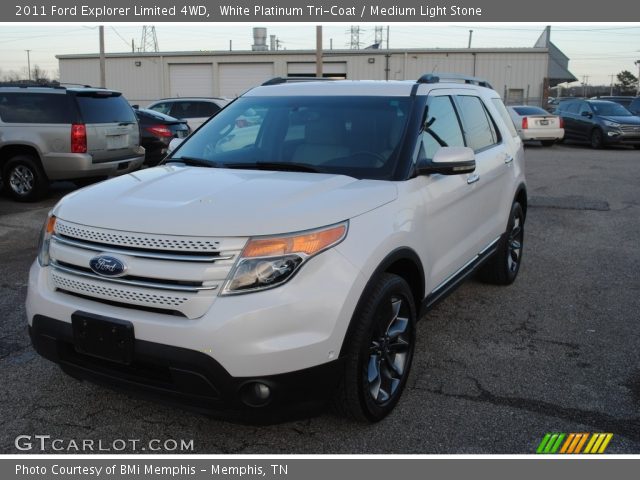 2011 Ford Explorer Limited 4WD in White Platinum Tri-Coat