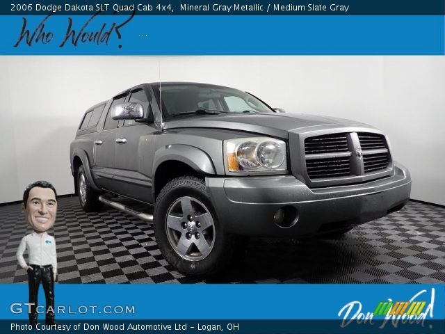 2006 Dodge Dakota SLT Quad Cab 4x4 in Mineral Gray Metallic