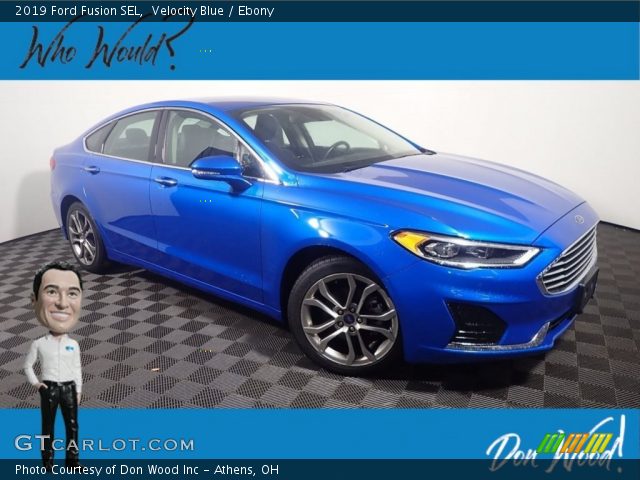 2019 Ford Fusion SEL in Velocity Blue