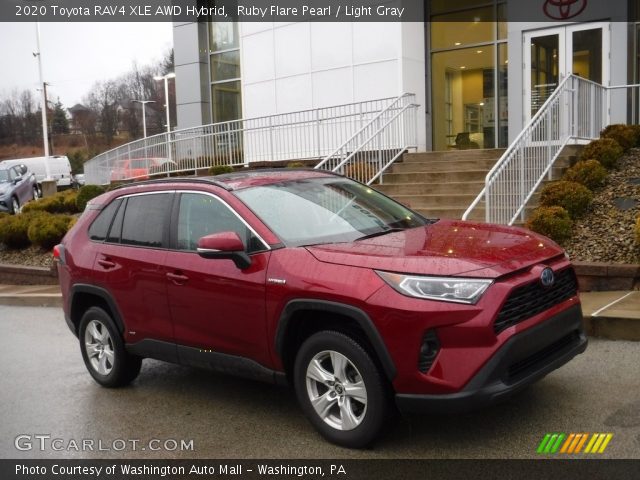 2020 Toyota RAV4 XLE AWD Hybrid in Ruby Flare Pearl