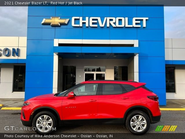 2021 Chevrolet Blazer LT in Red Hot