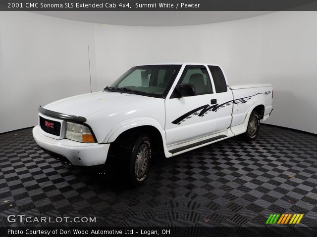 2001 GMC Sonoma SLS Extended Cab 4x4 in Summit White