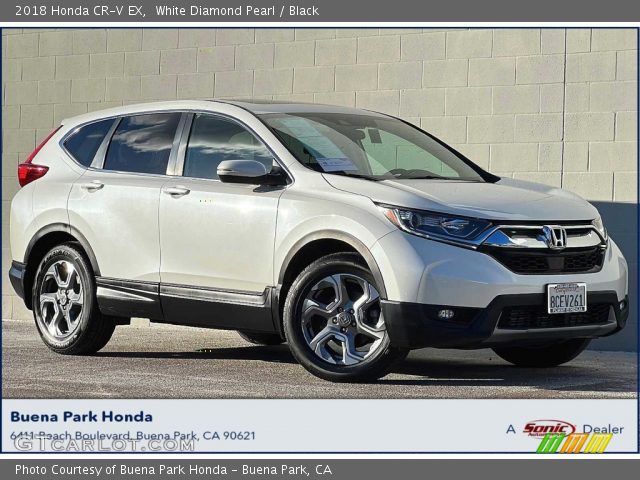 2018 Honda CR-V EX in White Diamond Pearl