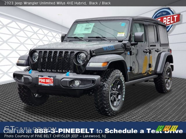 2023 Jeep Wrangler Unlimited Willys 4XE Hybrid in Black