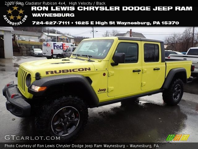 2023 Jeep Gladiator Rubicon 4x4 in High Velocity