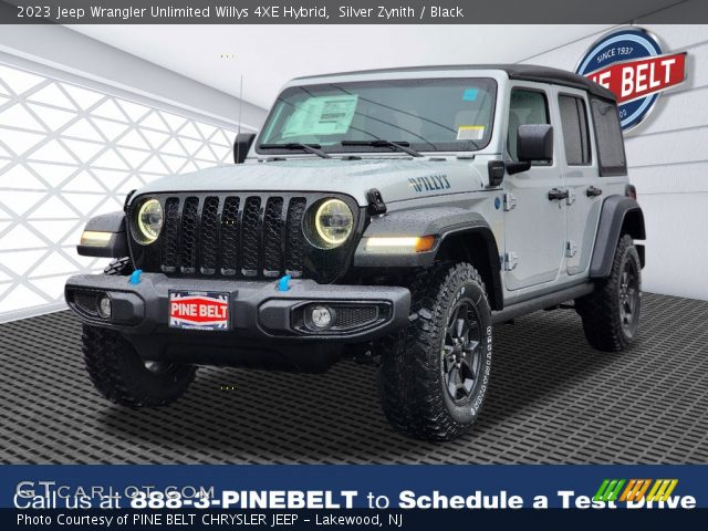 2023 Jeep Wrangler Unlimited Willys 4XE Hybrid in Silver Zynith