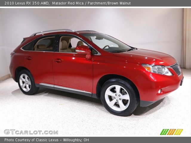 2010 Lexus RX 350 AWD in Matador Red Mica