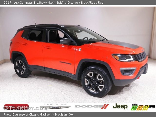 2017 Jeep Compass Trailhawk 4x4 in Spitfire Orange