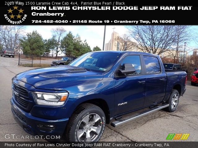 2023 Ram 1500 Laramie Crew Cab 4x4 in Patriot Blue Pearl