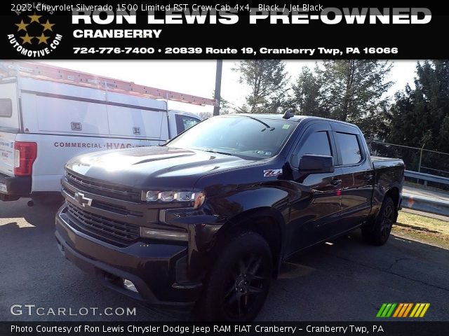 2022 Chevrolet Silverado 1500 Limited RST Crew Cab 4x4 in Black
