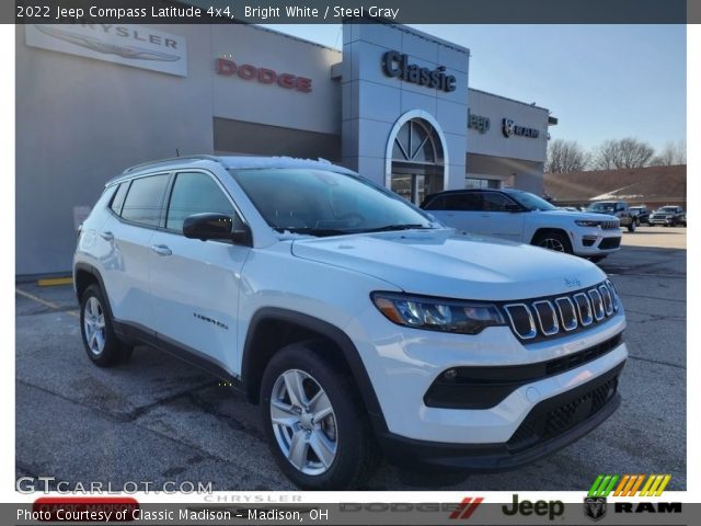 2022 Jeep Compass Latitude 4x4 in Bright White