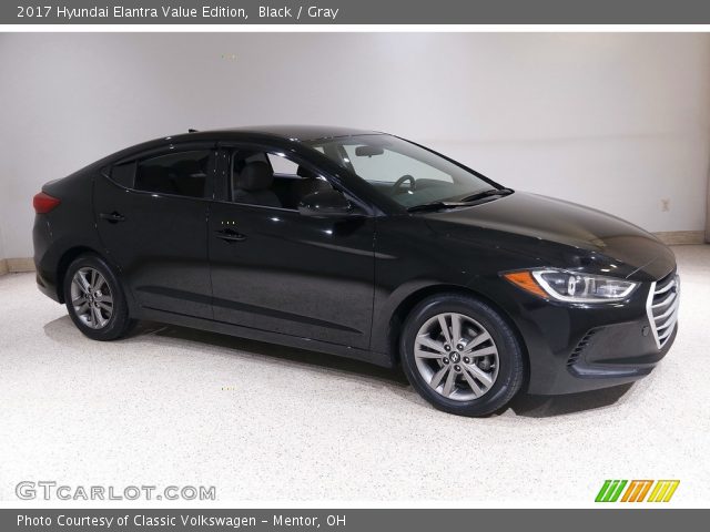 2017 Hyundai Elantra Value Edition in Black