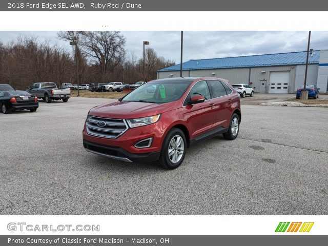 2018 Ford Edge SEL AWD in Ruby Red