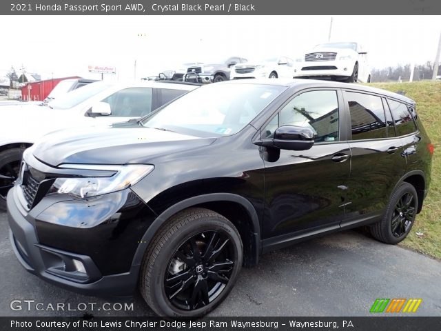 2021 Honda Passport Sport AWD in Crystal Black Pearl