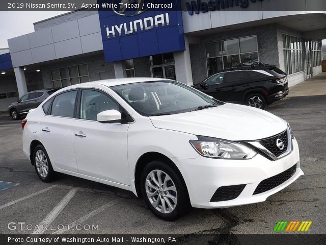 2019 Nissan Sentra SV in Aspen White Tricoat