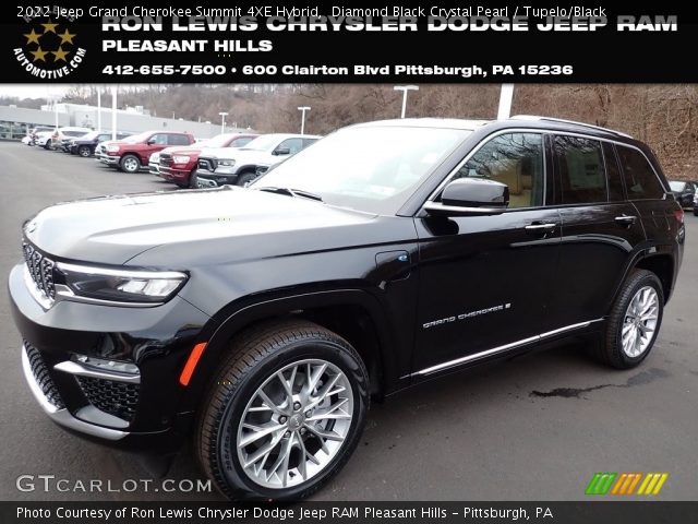 2022 Jeep Grand Cherokee Summit 4XE Hybrid in Diamond Black Crystal Pearl