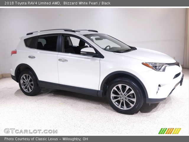 2018 Toyota RAV4 Limited AWD in Blizzard White Pearl