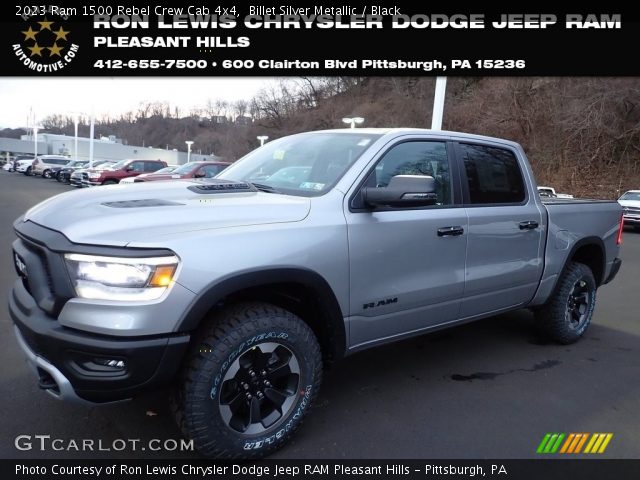 2023 Ram 1500 Rebel Crew Cab 4x4 in Billet Silver Metallic