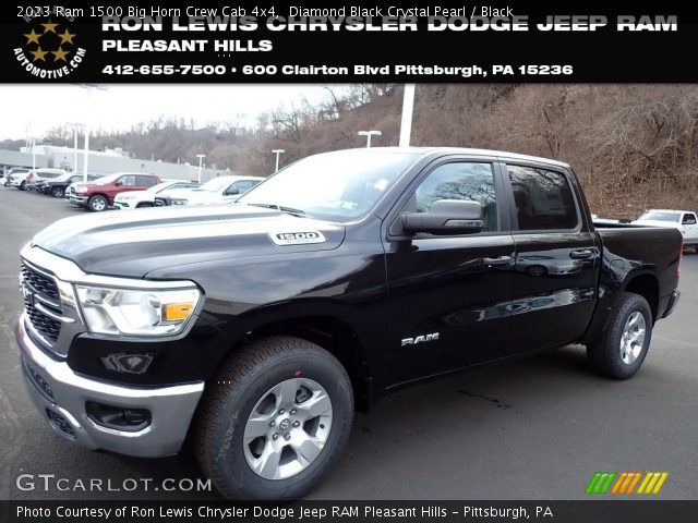 2023 Ram 1500 Big Horn Crew Cab 4x4 in Diamond Black Crystal Pearl