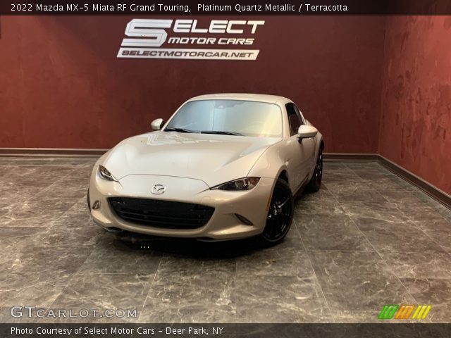 2022 Mazda MX-5 Miata RF Grand Touring in Platinum Quartz Metallic