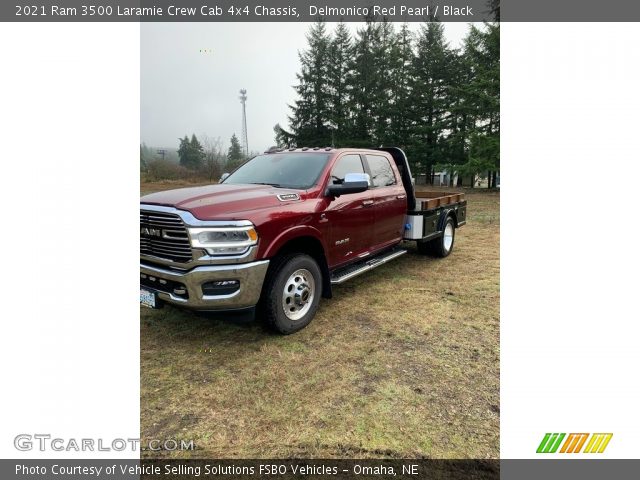 2021 Ram 3500 Laramie Crew Cab 4x4 Chassis in Delmonico Red Pearl
