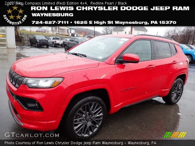 2022 Jeep Compass Limited (Red) Edition 4x4 in Redline Pearl