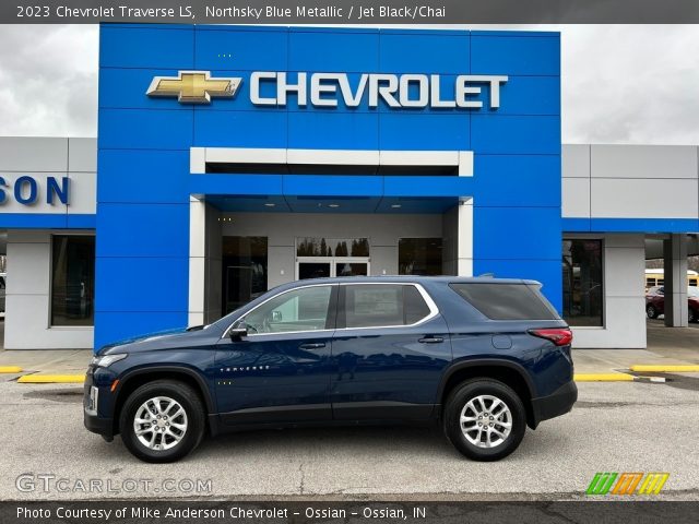 2023 Chevrolet Traverse LS in Northsky Blue Metallic