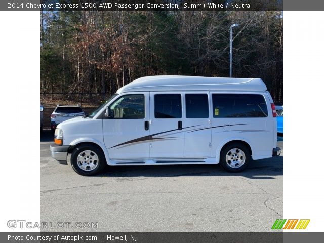 2014 Chevrolet Express 1500 AWD Passenger Conversion in Summit White